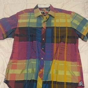 Robert Graham large short sleeve shirt